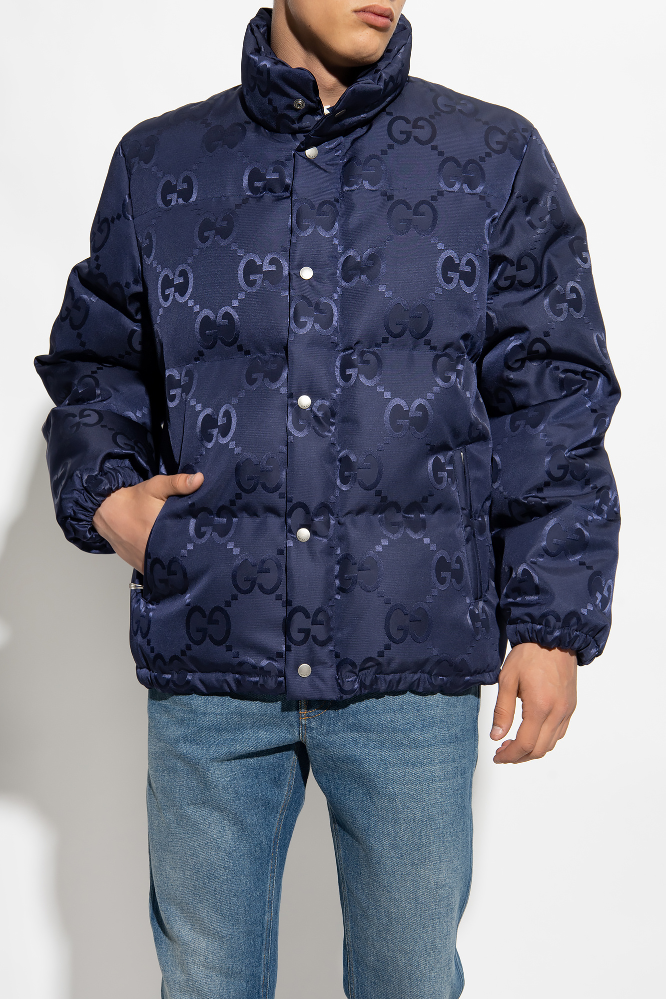 Gucci hot sale monogram puffer